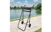 Outboards Motor Cart Heavy Duty Outboards Motor Stand Rust Resistant Wheeled Carrier for Garage, Docks, Workshops