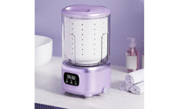 Compact Mini Washing Machine Space-Saving Portable Washer Small Washing Machine with Spin Dryer One-Button for Students, Travelers, Dorm Rooms, Apartments, Travel, Rv