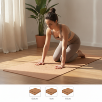 Extra Large Non-Slip Yoga Mat for Couples & Fitness, Thickened Sound-Insulating Exercise Mat for Home Workouts