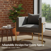 5-Piece Dining Set Nordic Aesthetic circular table with 4 Shell Chairs Gilded Legs Sturdy Build for Homeowners, Families, Cafe