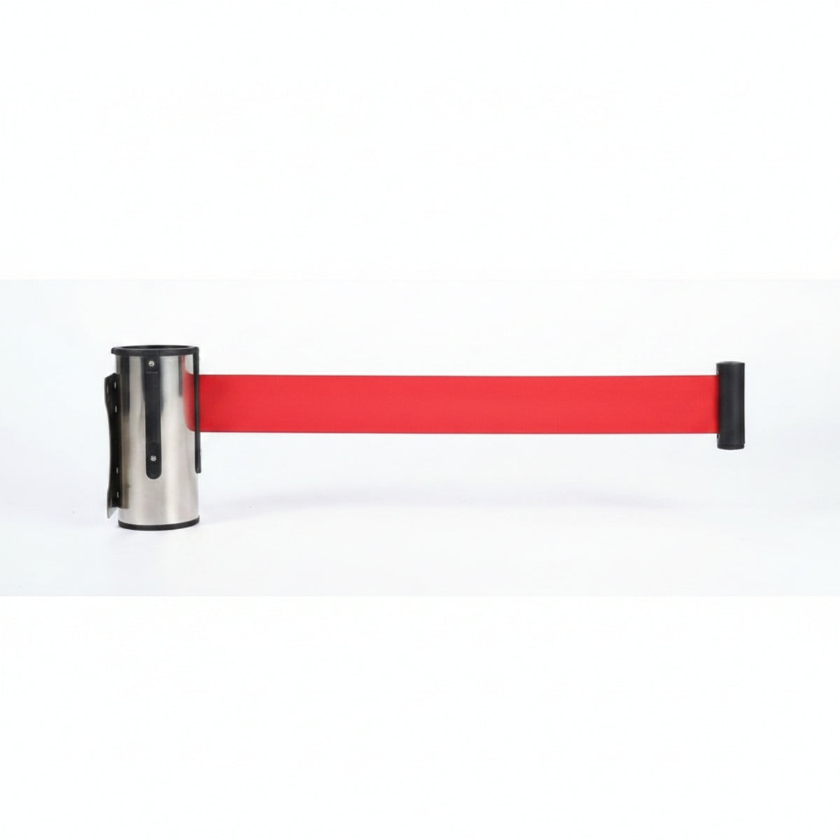 Space-Saving Wall Mounted Retractable Belt Barrier Professional Wall Barrier with Retractable Belt Stable Long-Lasting for Restaurants