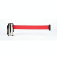 Space-Saving Wall Mounted Retractable Belt Barrier Professional Wall Barrier with Retractable Belt Stable Long-Lasting for Restaurants