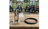 Throttle Pedal Assembly with Cable Cut to Length Accelerator Pedal Kit with Hardware Spring-Loaded Quick and Easy Installation