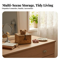 Woven wild animalshapedShaped Box Retro and design Jewelry Organizer perfect Gift for Women, Adults