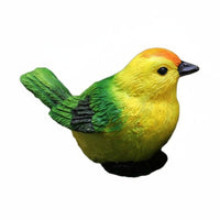 Small Bird Nest Decoration Detailed Craftsmanship Resin Bird Figurine Weather-Resistant Landscaping for Crafters