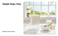 Greek Yogurt Strainer Multifunctional Greek Yogurt Strainer Food-Grade Material Soy Milk Strainer for Refrigerator
