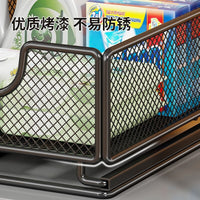 3-Layer Pull-Out Storage Rack for Kitchen Sink Area