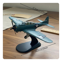 1/72 Scale Vintage Warplane Model Highly Detailed Vintage Warplane Model Diecast Airplane Authentic Markings Battle of Midway Aircraft