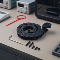Cable Drag Chain Flexible Cable Carrier Low-Profile Hardware for 3D Printer Hobbyists
