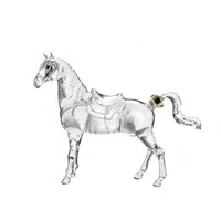 Sculptural Distilled Beverage Decanter Transparent Animal Shaped Glass Bottle Collectible Glass Decanter with Stopper for Collectors