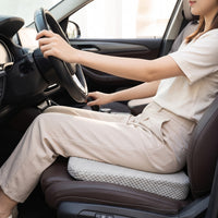 Wedge Car Seat Cushion Non-Slip Car Seat Cushion Raised Breathable for Short Drivers, Driving Practice, Daily Commute
