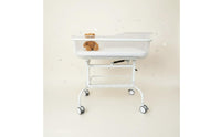 Adjustable Hospital Infant Bed Inclined Design Mobile Infant Crib Medical Grade Style Transparent Infant Crib for Newborns, Maternity Center, Nursery
