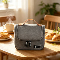 Insulated Meal Tote Compact Meal Tote with Pocket Padded for Picnic