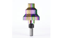 Brazed Diamond Chamfering Bit with M10 Thread Multi-Function Diamond Chamfering Bit Steady Grinding Universal Fit for Tile Installers, Stone Fabrication