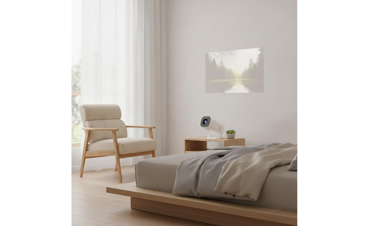180-Degree Portable Display Device with Stand Slim Display Device with Stand for Bedroom