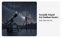 Wide Compatibility Tele Tripod 360° Pan Head Bird Watching Stand Tall Adjustable Height Binocular Tripod Mount Portable for Amateur Astronomers, Outdoor Enthusiasts, Photographers, Field, Hiking, Recording Recording, Studio