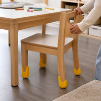 Kids' Chair Leg Caps Non-Slip Rubber Protectors for Kindergarten Stools and Chairs