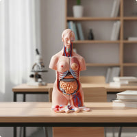 Human Physiological Model 85 Cm Physiological Model with Base Educational for Educators, Teachers, Classroom, Biology Lab, School