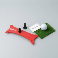 Golf Tee with Curved Base Low-Profile Golf Practice Tool for Golfers, Beginners, Driving Range