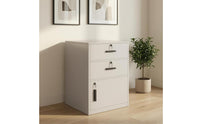 Lockable Office Cabinet Black Handles Under Desk File Cabinet Flat Top