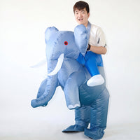 Inflatable Elephant Costume Blow Mountedon Elephant Costume Adult Disguise for Adults, Stage Performances, Christmas Events