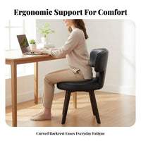 Vintage design Molded Shell Chair Comfortable paddinging rotating Seat adaptable Use Household Furniture Ergonomic Design for Students, Adults, Homeowners, Study Room, Home Office, Vanity Area, Bedroom