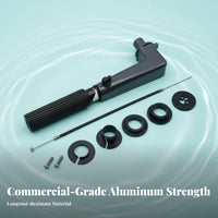 Adjustable Length Telescoping Throttle Handle Tiller Extension Handle Easy Installation Outboard Engine Part Non-Slip Grip for Boaters, Boat Owners, Fishermen, Fishing, Trolling, Sailing