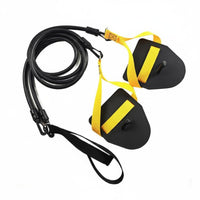Stroke Practice Dryland Swim Resistance Cord Builds Strength Dryland Swimming Coach Portable Swimming Resistance Band Ergonomic Handles for Students