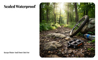 2 Pieces Wear-Resistant Mountain Bike Platform Pedals Easy Installation Mountain Bike Pedal Lightweight for Commuting