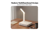 Foldable Desk Lamp Socket Multi-Functional Design Illuminant Desk Lamp Power Strip Power Outlet Board Night Light Safety Sockets