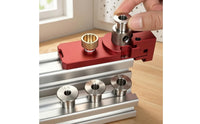 3 Pieces Drill Guide Bushing Interchangeable Threaded Drill Bushing Tool Flanged Long-Lasting for Woodworkers, Jigs, Fixtures