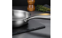 Physical Non-Stick 304 Steel Pan Anti-Scald Handle Stainless Steel Frying Pan Professional Quality