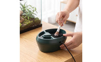 Reptile Water Dispenser Pump-Driven Reptile Water Dispenser Low-Profile Waterer for Terrarium