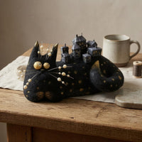 Sculpted Body Felt Creature Figurine Wool Felt Doll Heirloom Quality Decorative Item Stand-aloneStanding for Gift