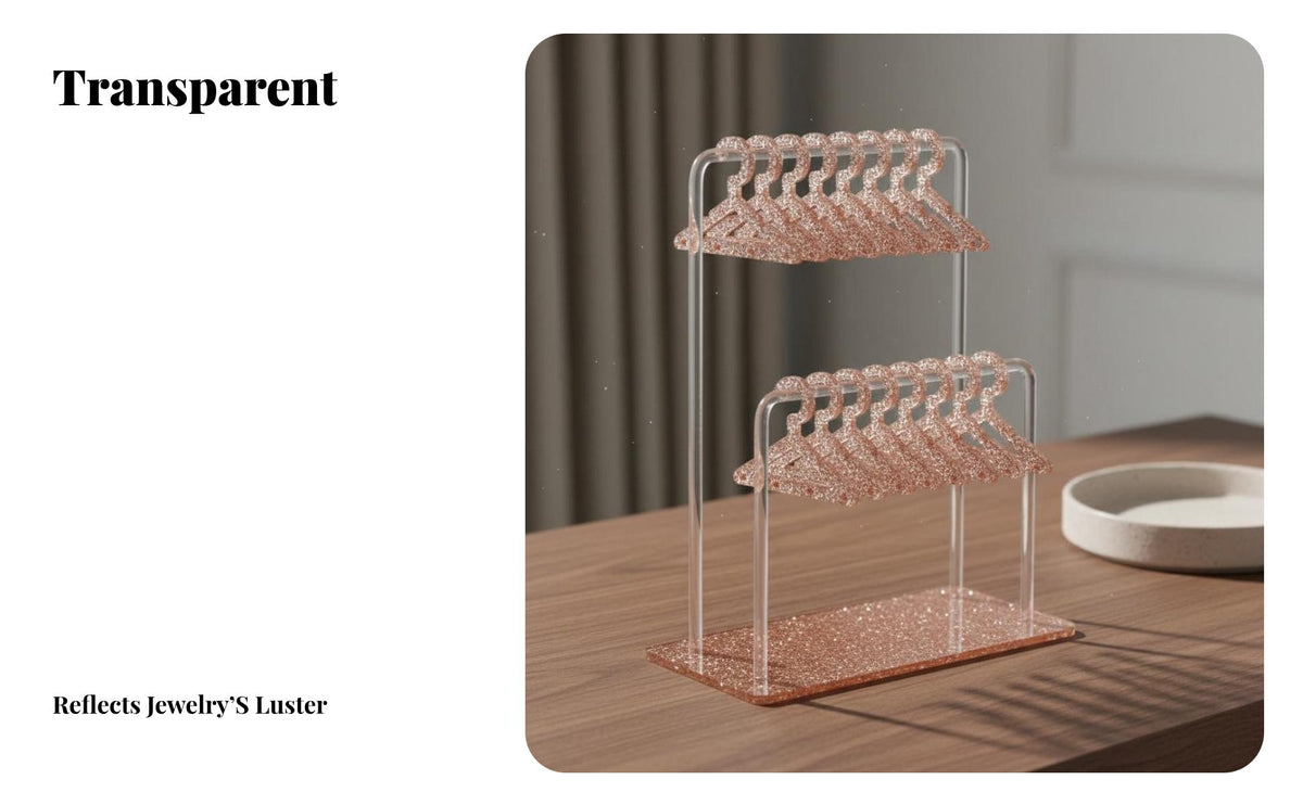 Hanger Design Earring Stand Untwist-Untangled Storage Hanger Earring Rack Miniature Closet Jewelry Holder Large Capacity Easy