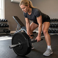 Rowing Bar Attachment Row Handle Texturedgrip-Bar Sturdy Fitness Equipment for Home Gym Owners, Weightlifters