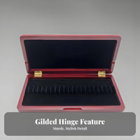 Compact and Portable Oboe Mouthpiece Case Moisture-Proof Maple Wood Mouthpiece Box Ventilated Design for Oboists, Musicians, Travel
