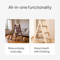 Multi-Functional Cat Tree with Sisal Scratching Post