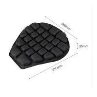Motorcycle Inflatable Seat Cushion Comfortable Seat Cushion with Air Cells Supportive for Commuters, Long-Distance Riding
