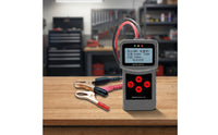 12V 24V Battery and Alternator Tester Digital Automotive Battery Tester Portable Compact for Mechanics, Car Owners, Roadside Troubleshooting