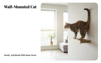 Space Capsule create & install customizable feline mounted Furniture Set DIY Setup Pegboard feline Climbing Set Multitier Design pet Activity Center Easy Installation for People with Small Homes, Apartment Dwellers, Living Room, Bedroom, Study, Playroom