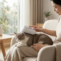 Static-Reducing Pet Grooming Brush with Spray Rechargeable Spray Pet Brush Detangling Skin-Friendly for Shedding Care