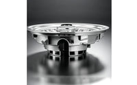 Utility Cart Hub Cap Silver 8-Inch Wheel Hub Cap Scratch-Resistant Vehicle Accessory