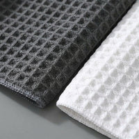 Highly Absorbent Microfibre Cloth and Weave Dish Cloths, Reusable Kitchen Towel for Glass, 25cm x 25cm Streak Cleaning