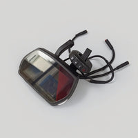 Clear Electric Scooter Display Wired Scooter Dashboard Lightweight Dashboard with Control Switch Backlit for Commuters