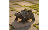 Turtle Flower Pot Creative Gift Tortoise Planter Weather-Resistant for Balcony