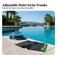 men's Swim Trunks Quick-Fast-Evaporating Athletic Cut Swim Trunks Comfortable Swimming Athletic Briefs for Adults, Swimmers, Hot Spring, Water Sports