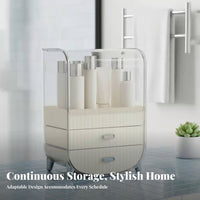 Desktop Organizer with Drawers Drawer Design Tiered Storage Unit with Drawers