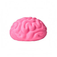 Raised Grooves Brain Squishy Toy Pink Brain Stress Ball Slow Rising Anatomy Stress Ball Handheld