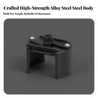 Reversible 2 Jaw Oil Filter Wrench Secure Grip Two Claw Oil Filter Spanner Heavy Duty for Mechanics, DIYers, Auto Repair Shop, Garage